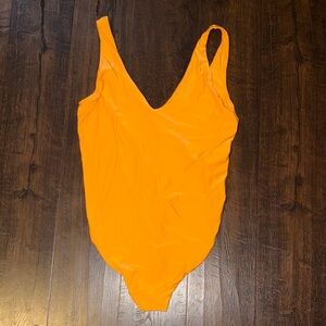 Aerie Orange Bodysuit